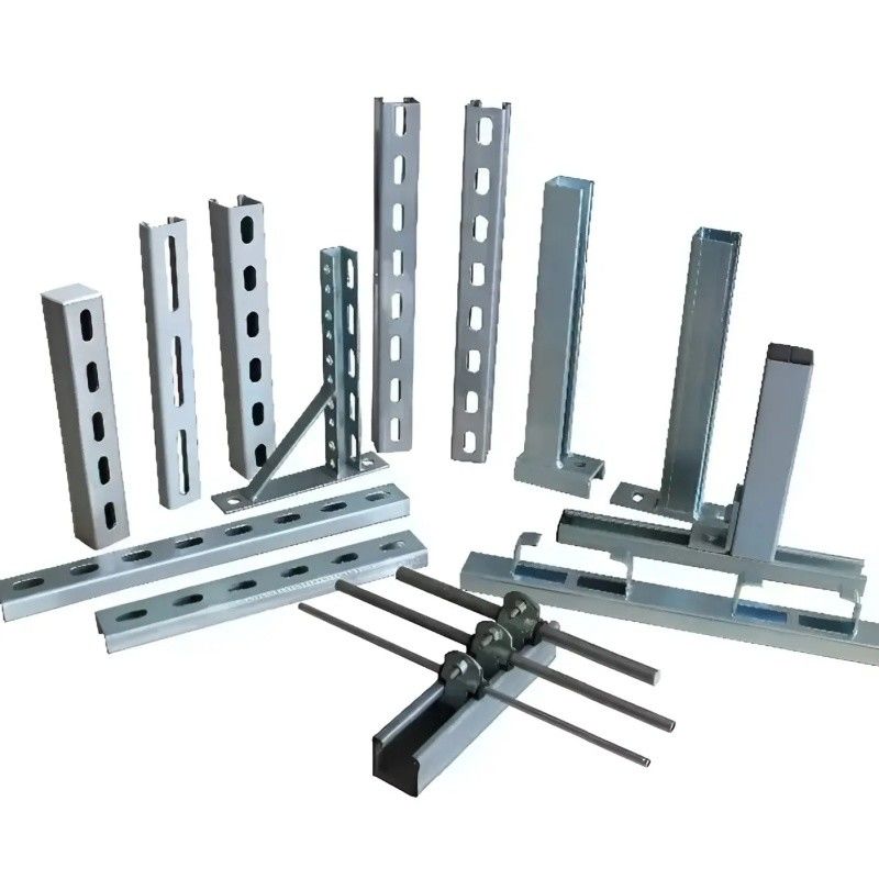 Free Samples Stainless Steel Unistrut 10 Ft For Structural Building Material Solar Panel Installation