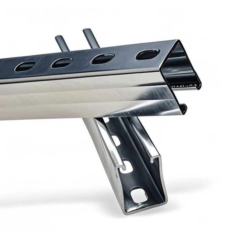 Professional Type C Perforated Galvanized Stainless Steel Slotted Channel Corrosion Protection