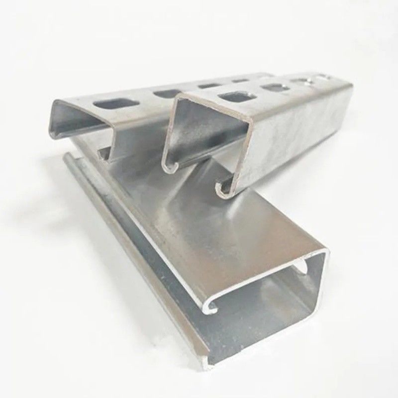 Smoother Galvanized Strut Channel Perforated And Grade Zinc Plated C Strut Galvanized U Channel