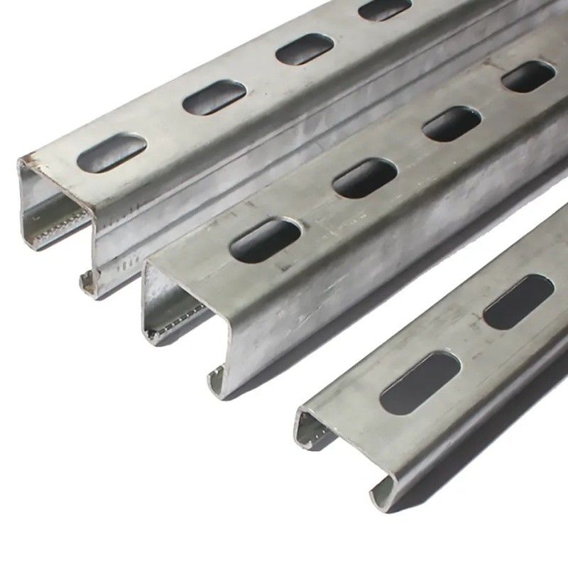 Smoother Galvanized Strut Channel Perforated And Grade Zinc Plated C Strut Galvanized U Channel