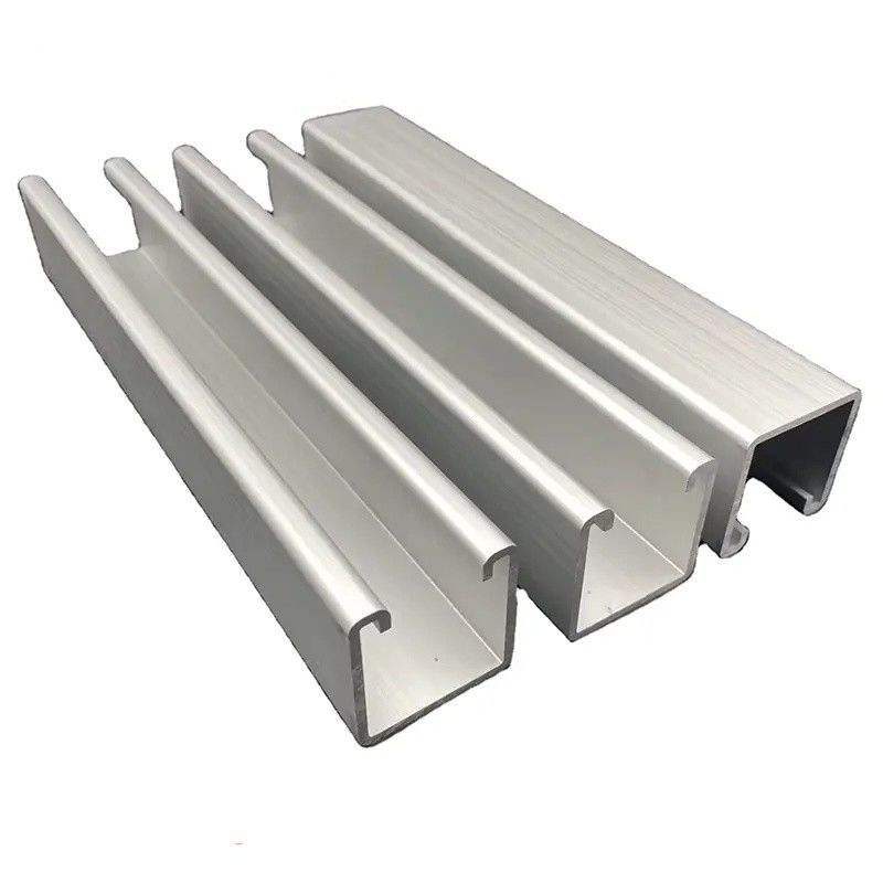 Hot Rolled Cold Formed Aluminium Strut Channel Standard Size Solar Strut Metal Bracket C Channel