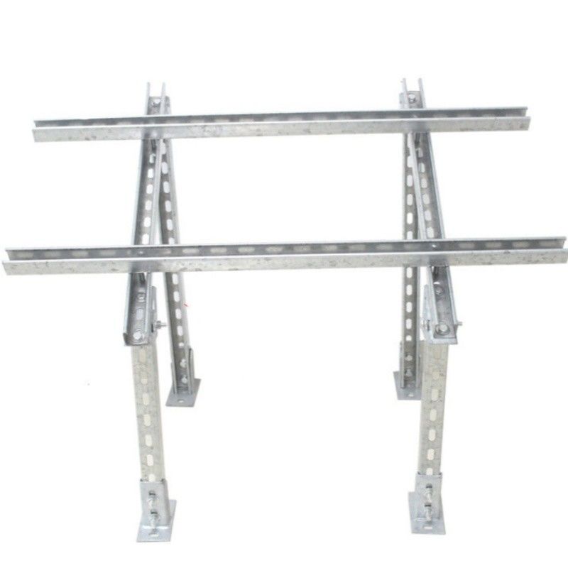 Natural Silver Solar Panel Roof Mounting Bracket For Roof Ground Anodized Surface Treatment