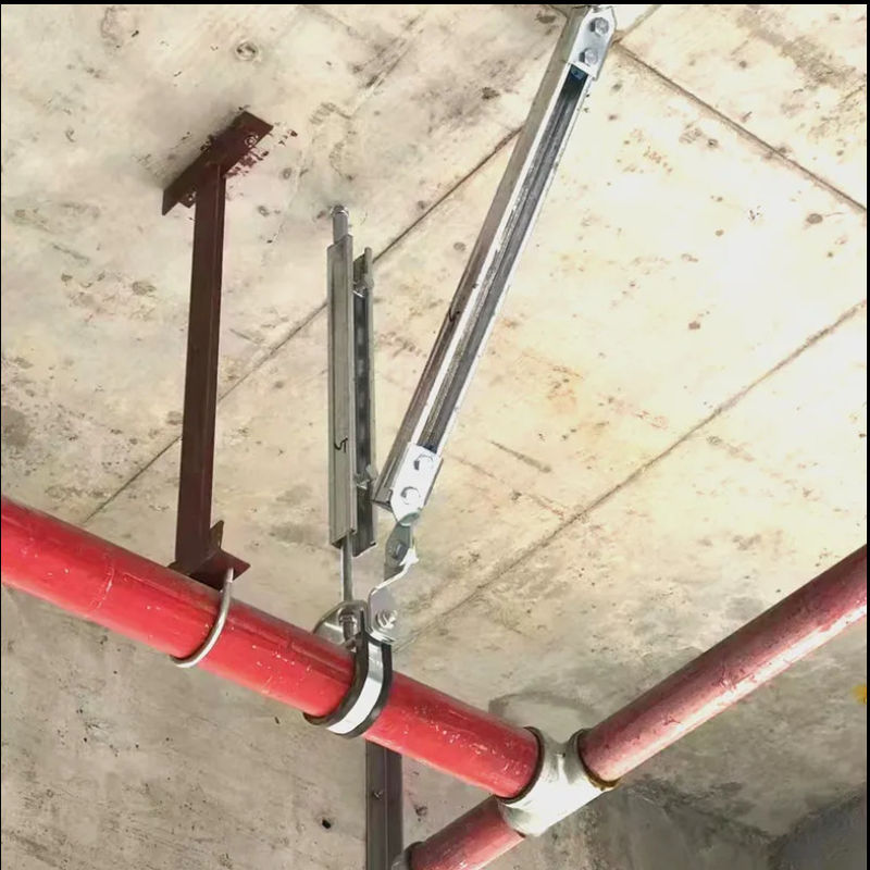 Cold Formed Steel Channel Seismic Roof Pipe Supports For Air Conditioning Drain Proof Pipes