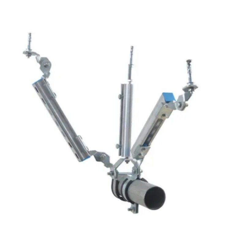 Adjustable Seismic Brace For Pipe Hanging Support Systems Easy Installation Stainless Steel CNC Machined