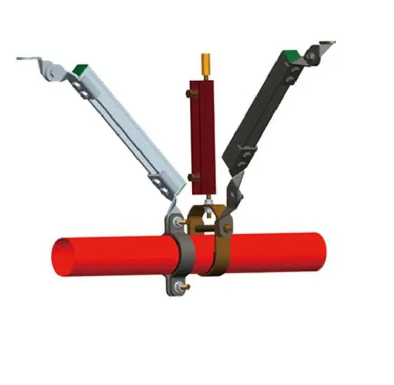 1-6m  Seismic Brace For Pipe Single Side Fire Pipe Smoke Exhaust Bridge Seismic Support Bracket