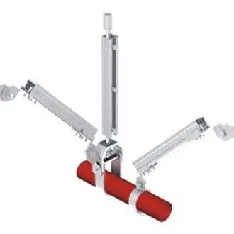 1-6m  Seismic Brace For Pipe Single Side Fire Pipe Smoke Exhaust Bridge Seismic Support Bracket