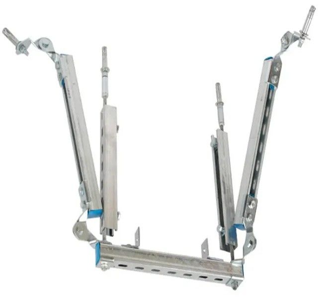 Steel Profiles C Purlin Seismic Brace For Pipe Perforated C Channel Profile
