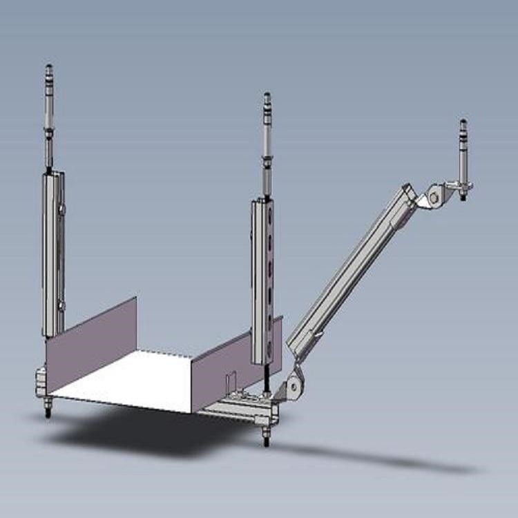Cable Bridge Cable Tray Seismic Bracing Industrial Building  Seismic Support For Cable Tray